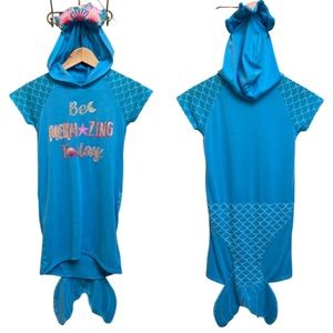 Justice be mermazing today beach cover up size 6/7